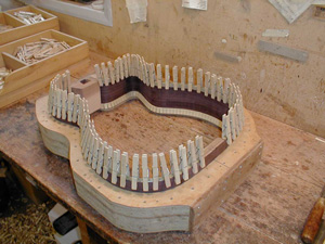 Gluing linings